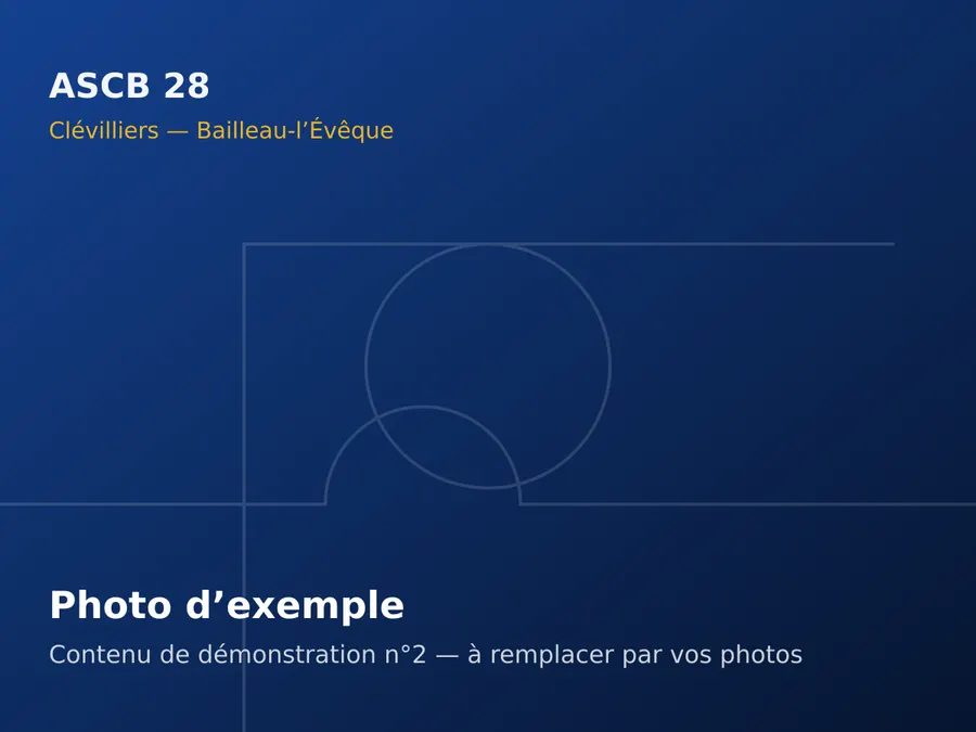Photo d’exemple — match à domicile