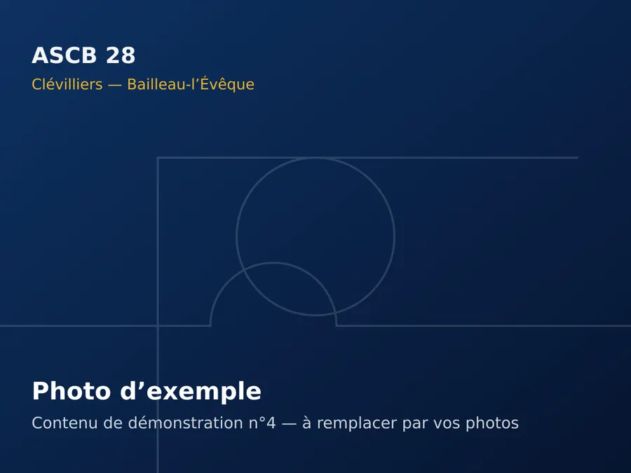 Photo d’exemple — équipe séniors