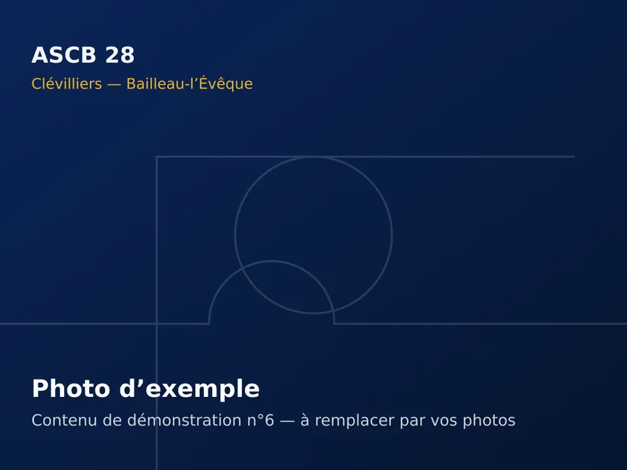 Photo d’exemple — après-match